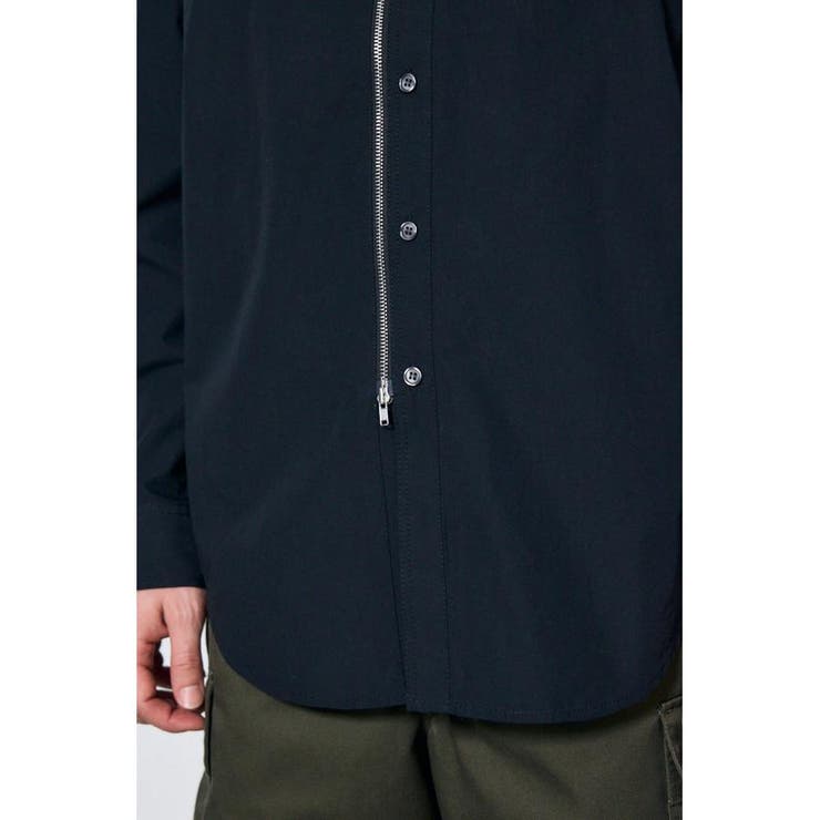 ジップアップ長袖シャツ | AZUL BY MOUSSY | 詳細画像23 