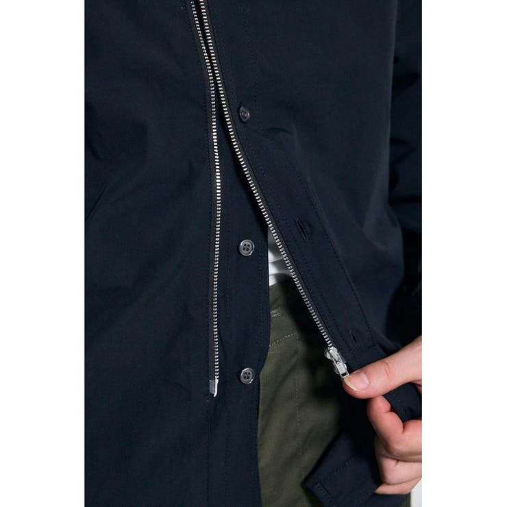 ジップアップ長袖シャツ | AZUL BY MOUSSY | 詳細画像24 