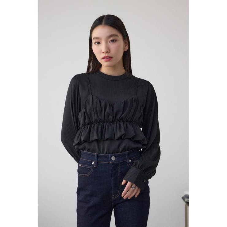 バルーンビスチェレイヤードセットブラウス | AZUL BY MOUSSY | 詳細画像17 