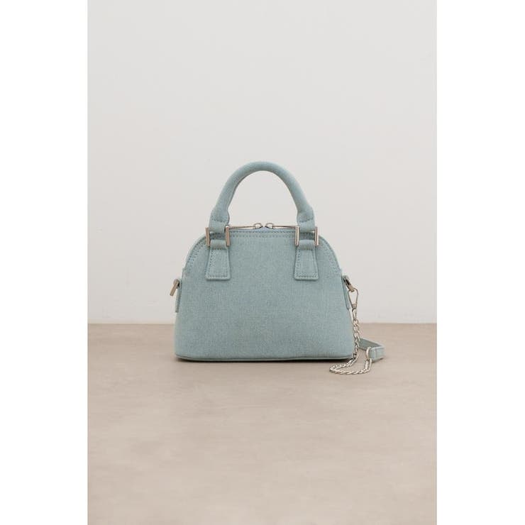 デニムミニダブルジッパーバッグ | AZUL BY MOUSSY | 詳細画像3 
