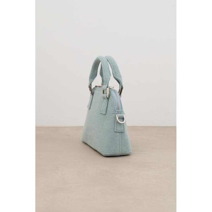 デニムミニダブルジッパーバッグ | AZUL BY MOUSSY | 詳細画像4 