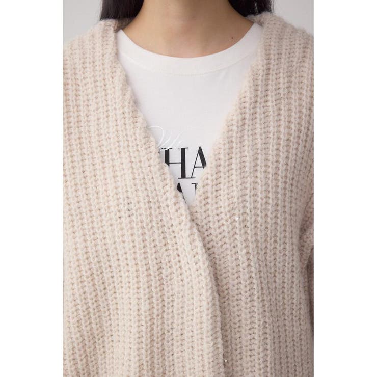 スパンコールニットカーディガン | AZUL BY MOUSSY | 詳細画像28 