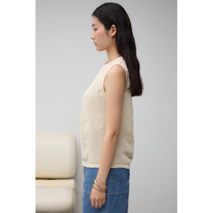 メッシュコンビニットタンク | AZUL BY MOUSSY | 詳細画像5