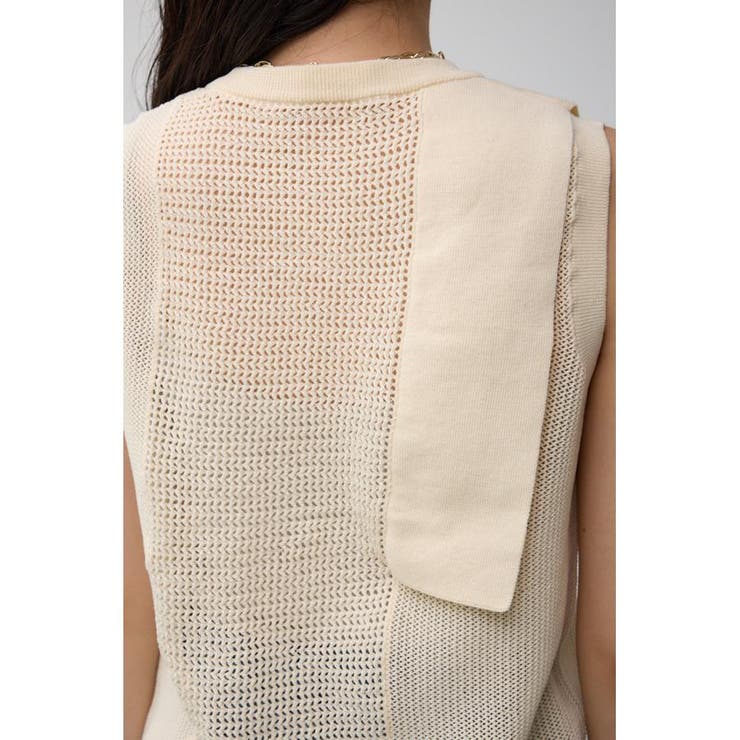 メッシュコンビニットタンク | AZUL BY MOUSSY | 詳細画像7