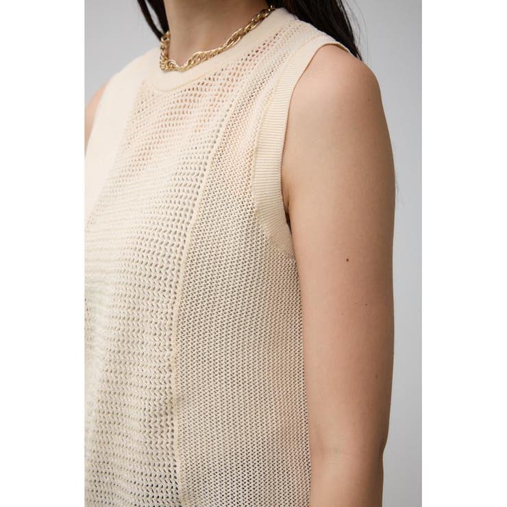 メッシュコンビニットタンク | AZUL BY MOUSSY | 詳細画像9