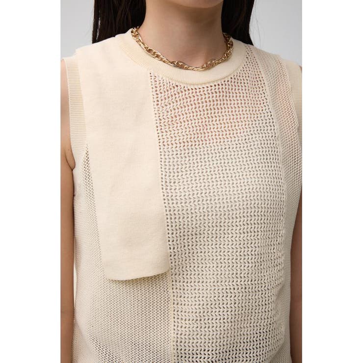 メッシュコンビニットタンク | AZUL BY MOUSSY | 詳細画像8