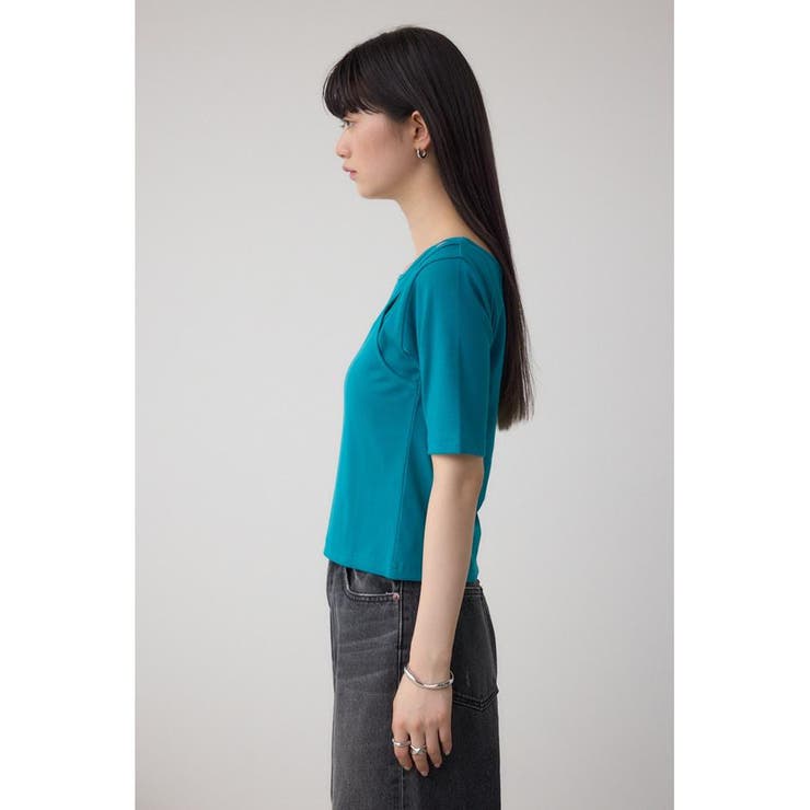 デザインネックショートTシャツ | AZUL BY MOUSSY | 詳細画像34 