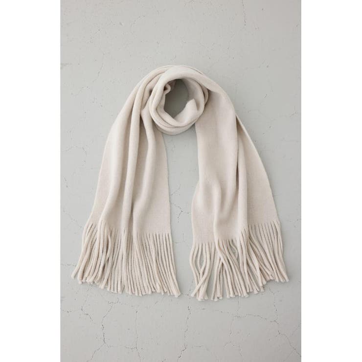 ソフトタッチニットフリンジストール | AZUL BY MOUSSY | 詳細画像3 