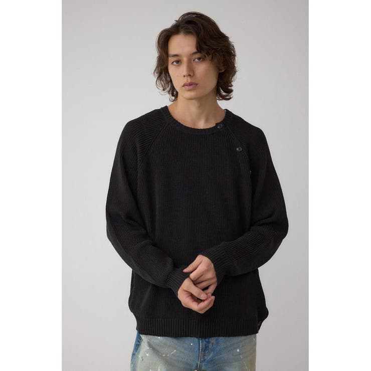 ショルダーボタンニットトップス | AZUL BY MOUSSY | 詳細画像3 