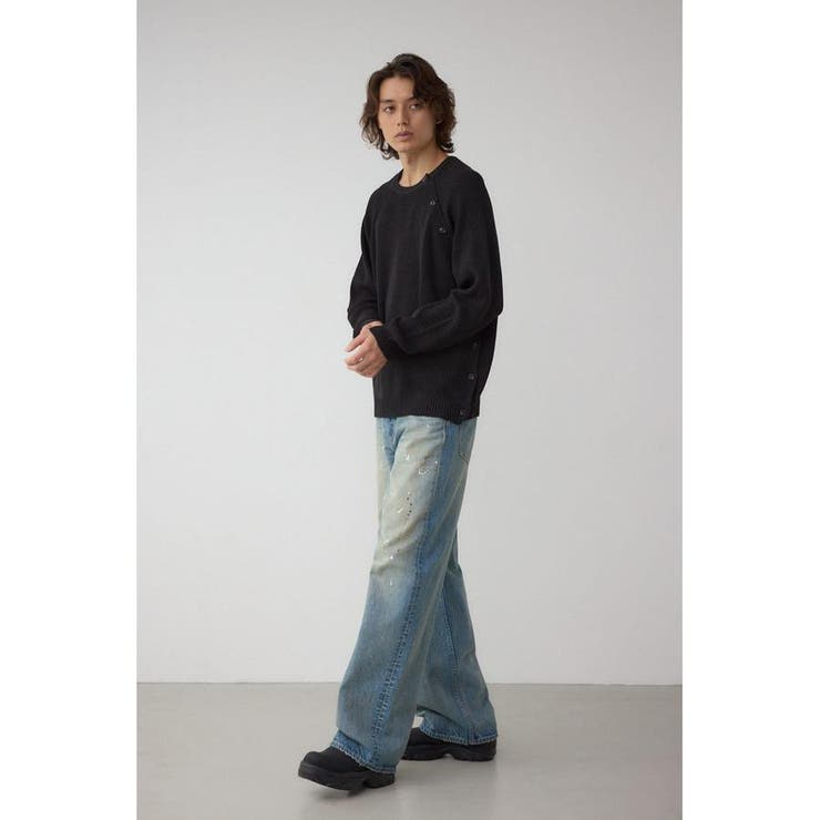 ショルダーボタンニットトップス | AZUL BY MOUSSY | 詳細画像4 