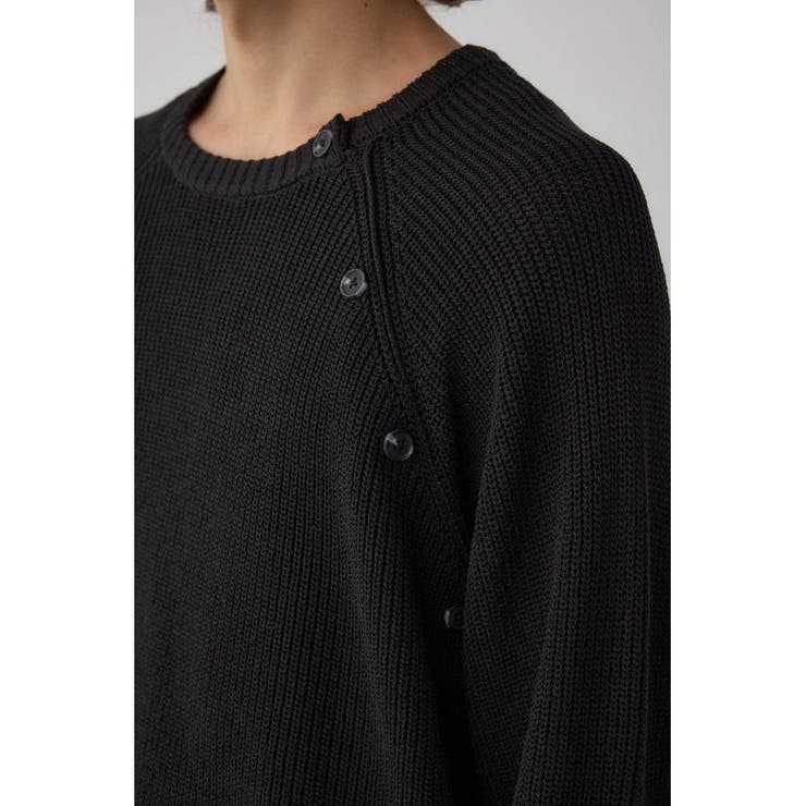 ショルダーボタンニットトップス | AZUL BY MOUSSY | 詳細画像9 