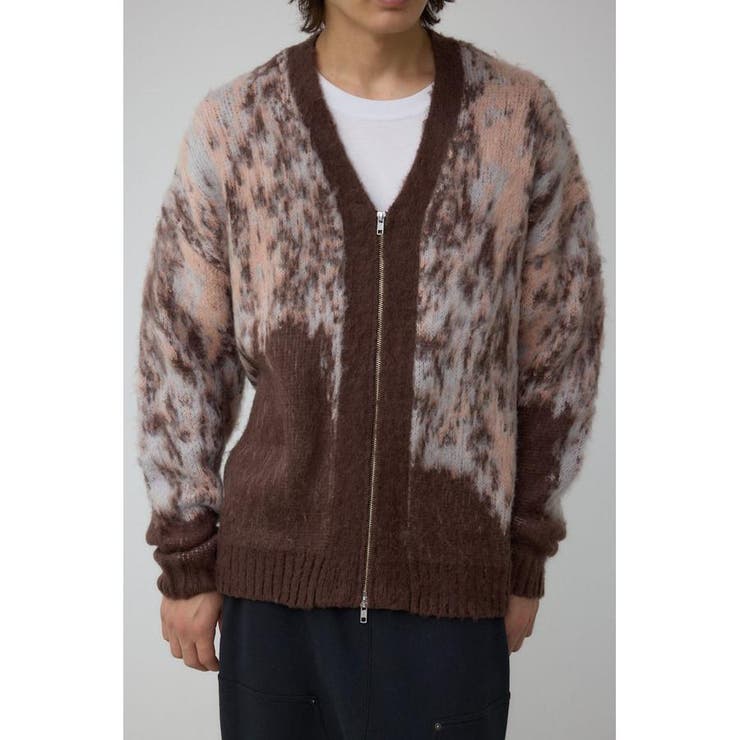 起毛総柄カーディガン | AZUL BY MOUSSY | 詳細画像14 