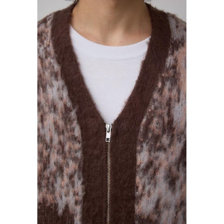 起毛総柄カーディガン | AZUL BY MOUSSY | 詳細画像21 