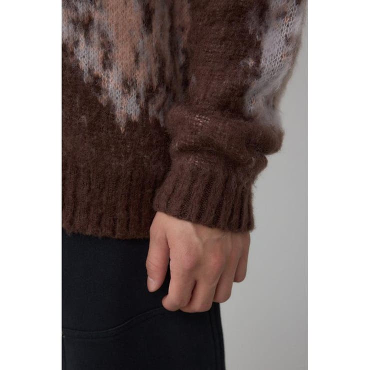 起毛総柄カーディガン | AZUL BY MOUSSY | 詳細画像23 