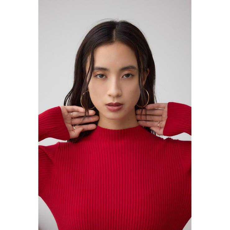 VENUSハイネックリブニット | AZUL BY MOUSSY | 詳細画像24 