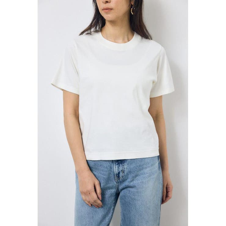 プレミアムコットンベーシック半袖Tシャツ | AZUL BY MOUSSY | 詳細画像5 