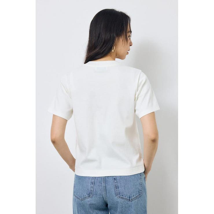 プレミアムコットンベーシック半袖Tシャツ | AZUL BY MOUSSY | 詳細画像7 