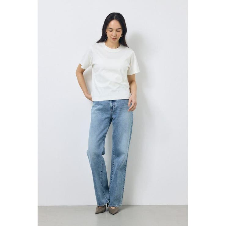 プレミアムコットンベーシック半袖Tシャツ | AZUL BY MOUSSY | 詳細画像8 