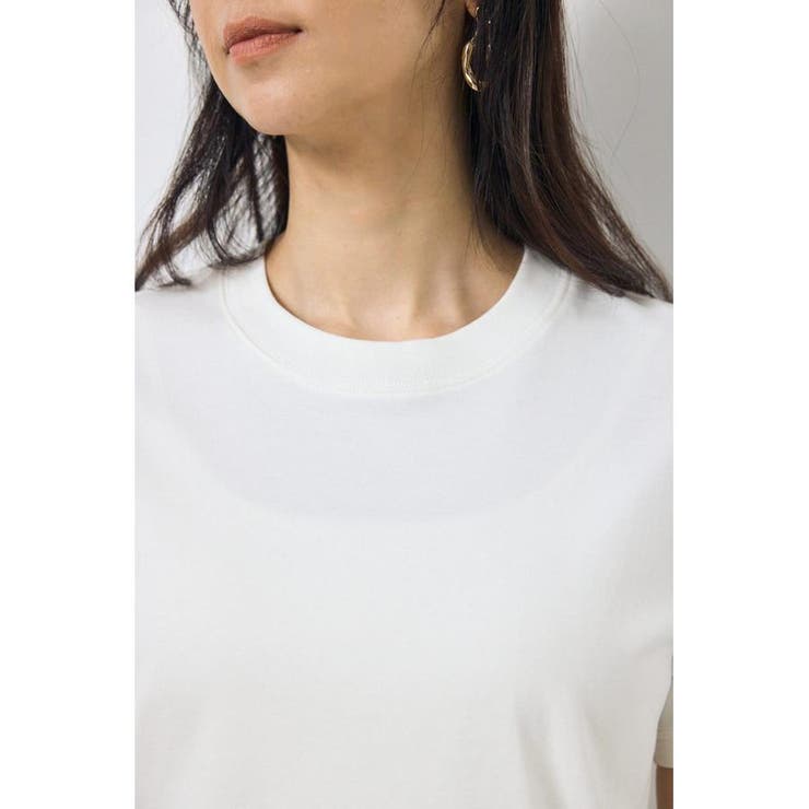 プレミアムコットンベーシック半袖Tシャツ | AZUL BY MOUSSY | 詳細画像9 