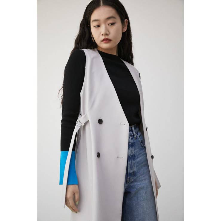 VENUS LONG GILET | AZUL BY MOUSSY | 詳細画像22 