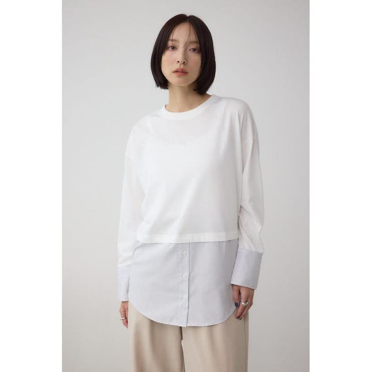 アソートデザインレイヤードトップス | AZUL BY MOUSSY | 詳細画像14 