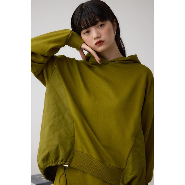キルティングデザインフーディー[品番：AZLW0022662]｜AZUL BY MOUSSY 