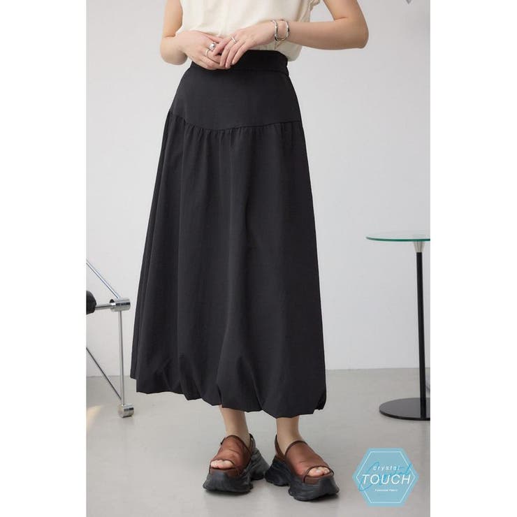 BLK | C/T撥水バルーンギャザースカート | AZUL BY MOUSSY