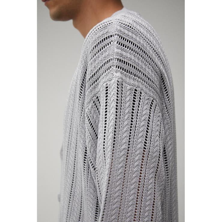 OPENWORK KNIT CARDIGAN | AZUL BY MOUSSY | 詳細画像26 