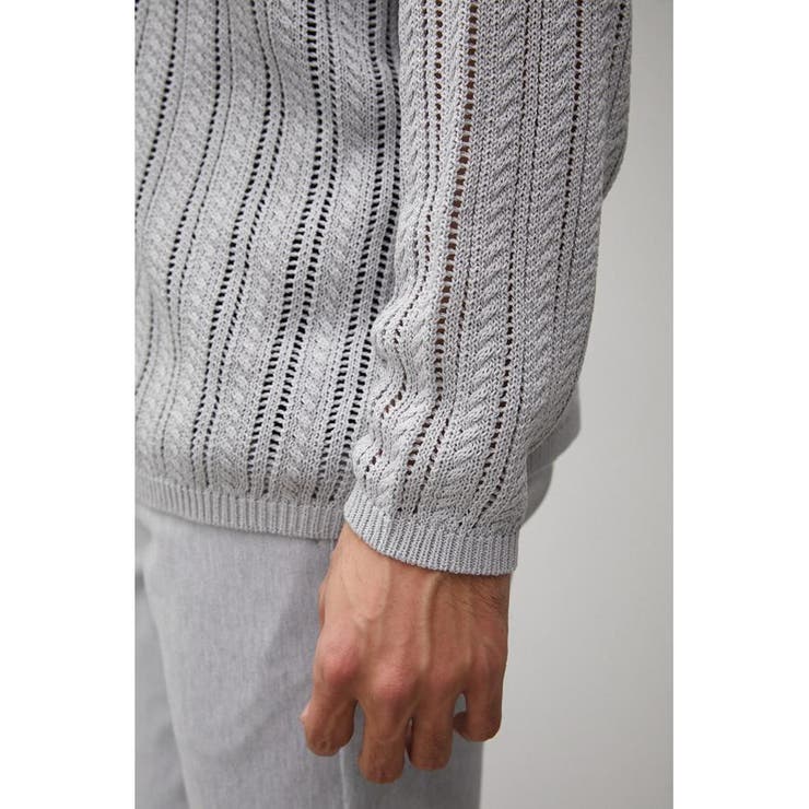 OPENWORK KNIT CARDIGAN | AZUL BY MOUSSY | 詳細画像27 