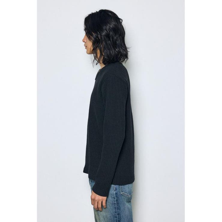 ヘビーワッフルVネックトップス | AZUL BY MOUSSY | 詳細画像19 