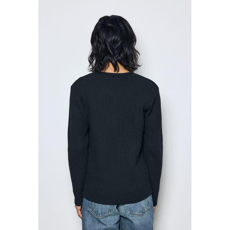 ヘビーワッフルVネックトップス | AZUL BY MOUSSY | 詳細画像20 