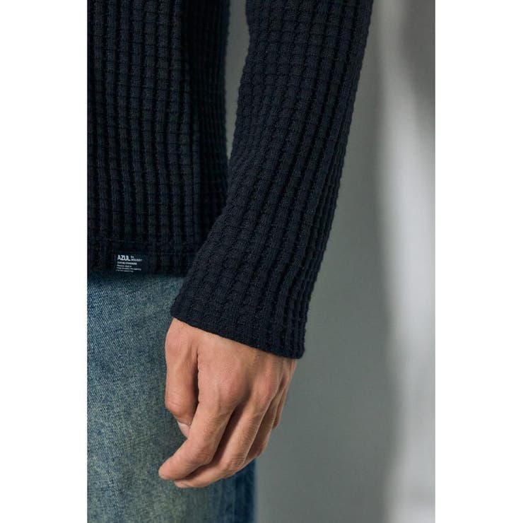 ヘビーワッフルVネックトップス | AZUL BY MOUSSY | 詳細画像23 