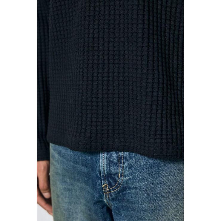 ヘビーワッフルVネックトップス | AZUL BY MOUSSY | 詳細画像24 
