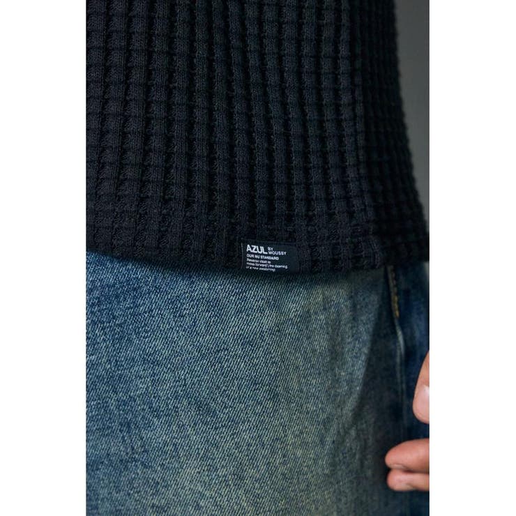 ヘビーワッフルVネックトップス | AZUL BY MOUSSY | 詳細画像25 