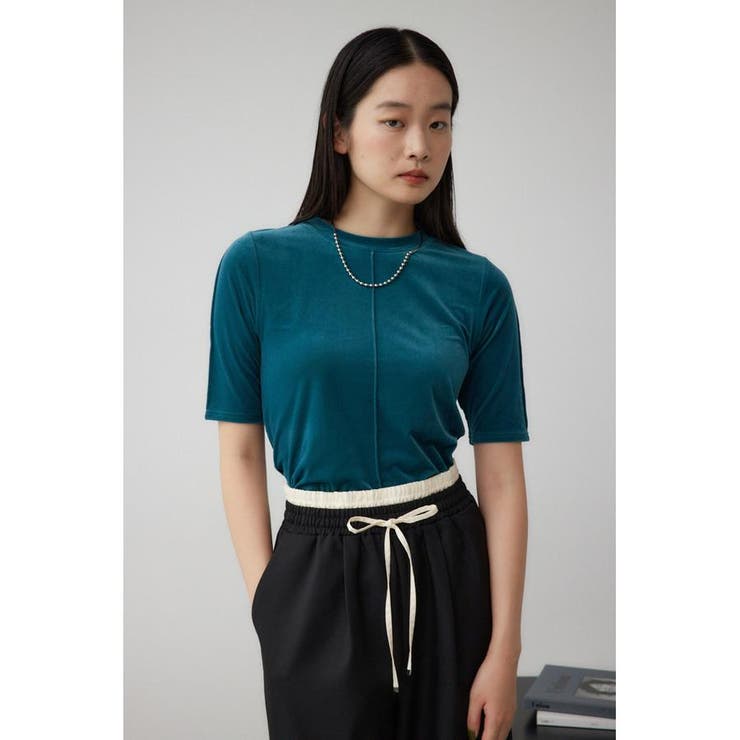 ベロア5分袖トップス | AZUL BY MOUSSY | 詳細画像23 