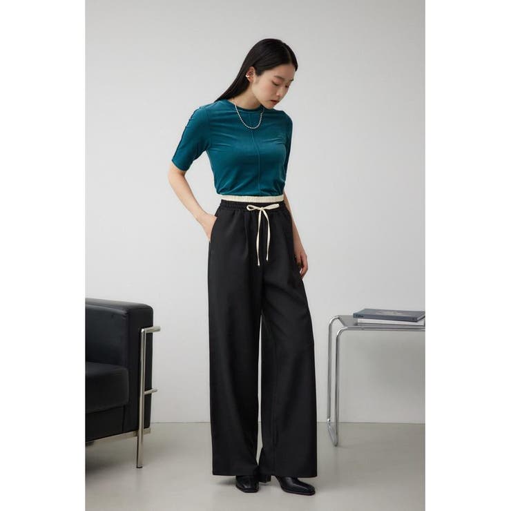 ベロア5分袖トップス | AZUL BY MOUSSY | 詳細画像24 