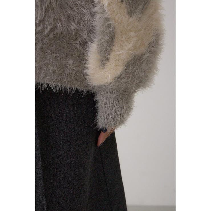 ニュアンスカウ柄Vネックニットトップス | AZUL BY MOUSSY | 詳細画像31 