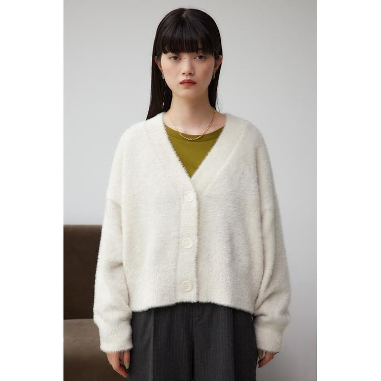 モヘヤライクニットカーディガン | AZUL BY MOUSSY | 詳細画像5 