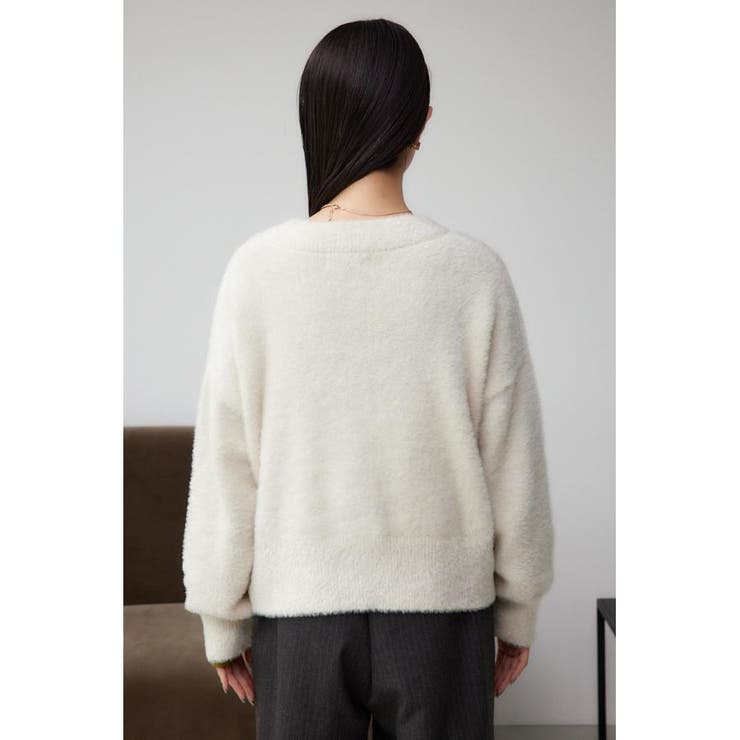 モヘヤライクニットカーディガン | AZUL BY MOUSSY | 詳細画像7 