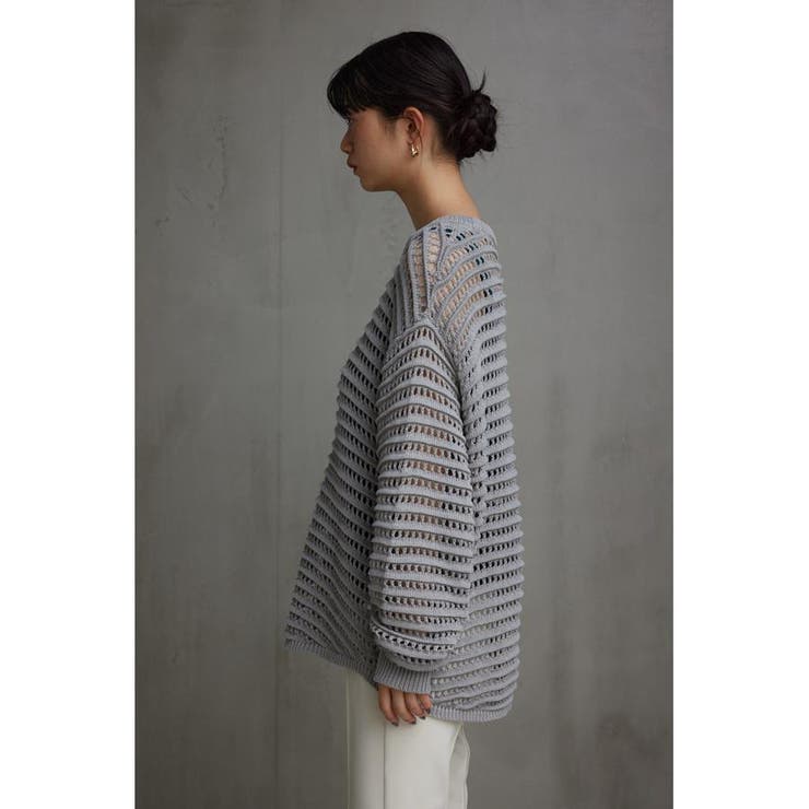 メッシュニットセットトップス | AZUL BY MOUSSY | 詳細画像25 