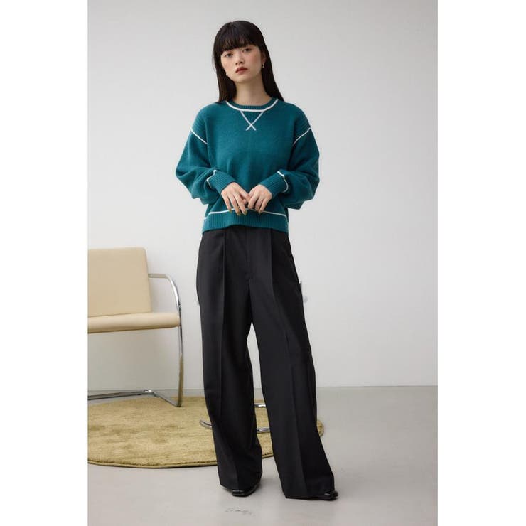 スウェットライクニットプルオーバー | AZUL BY MOUSSY | 詳細画像15 