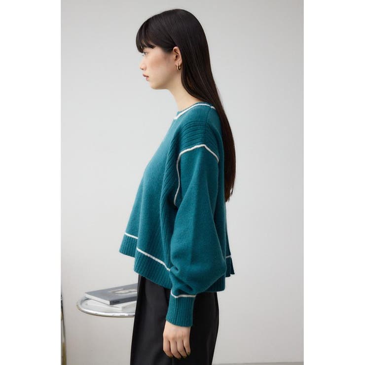 スウェットライクニットプルオーバー | AZUL BY MOUSSY | 詳細画像17 