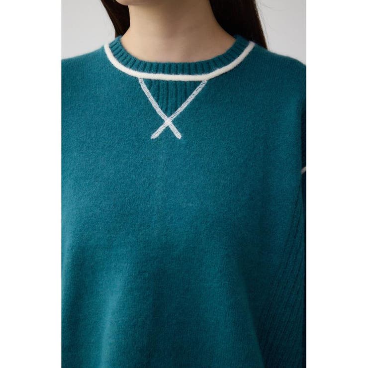 スウェットライクニットプルオーバー | AZUL BY MOUSSY | 詳細画像19 
