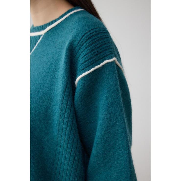 スウェットライクニットプルオーバー | AZUL BY MOUSSY | 詳細画像20 