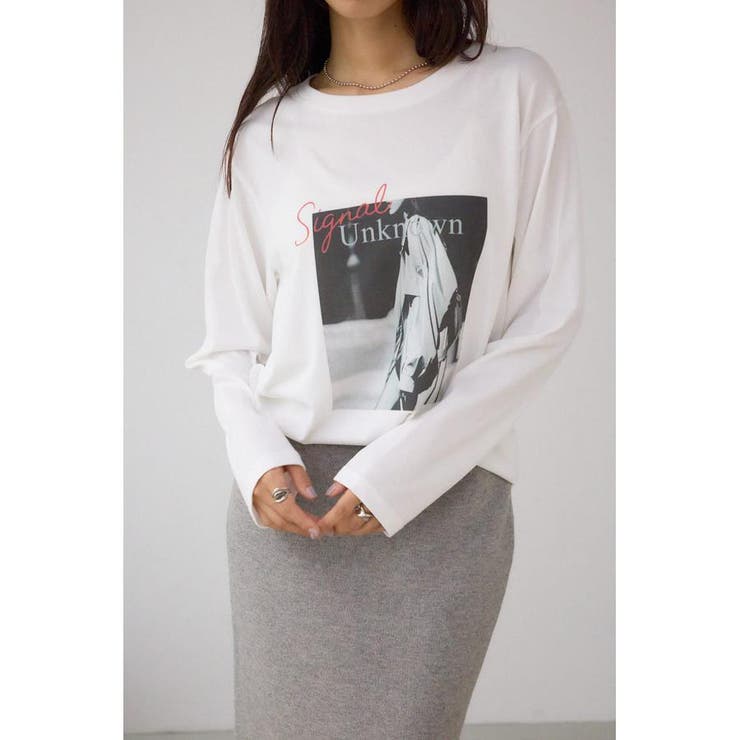 柄RED5 | アソートフォトロングスリーブTシャツ | AZUL BY MOUSSY