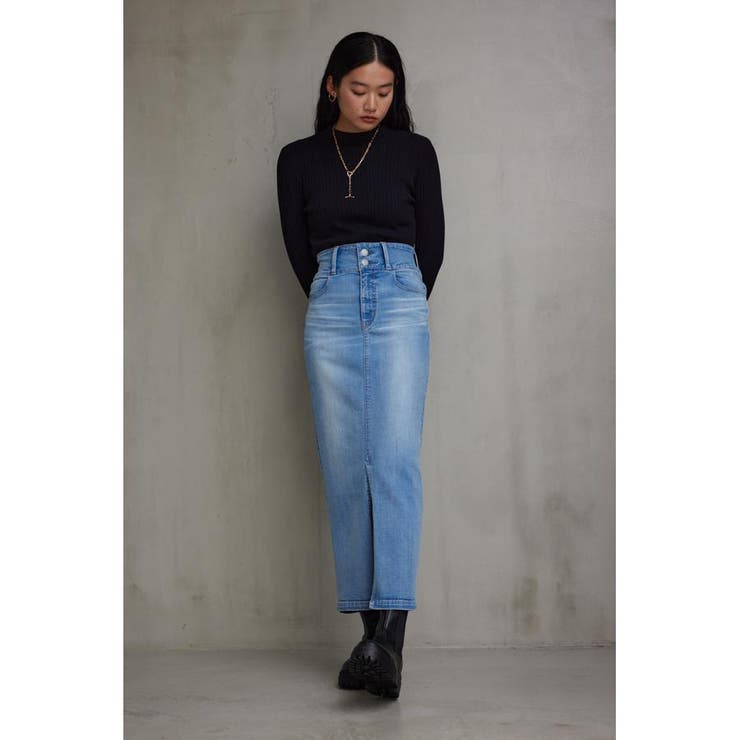 AZUL DENIM ハイウエストスカート[品番：AZLW0021535]｜AZUL BY MOUSSY