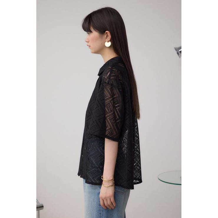 レース半袖シャツ | AZUL BY MOUSSY | 詳細画像16 