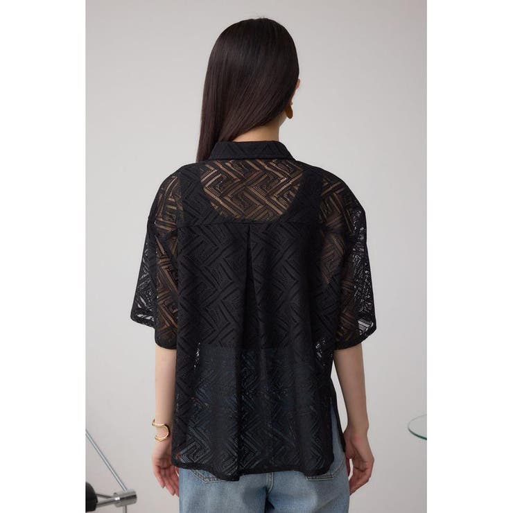 レース半袖シャツ | AZUL BY MOUSSY | 詳細画像17 