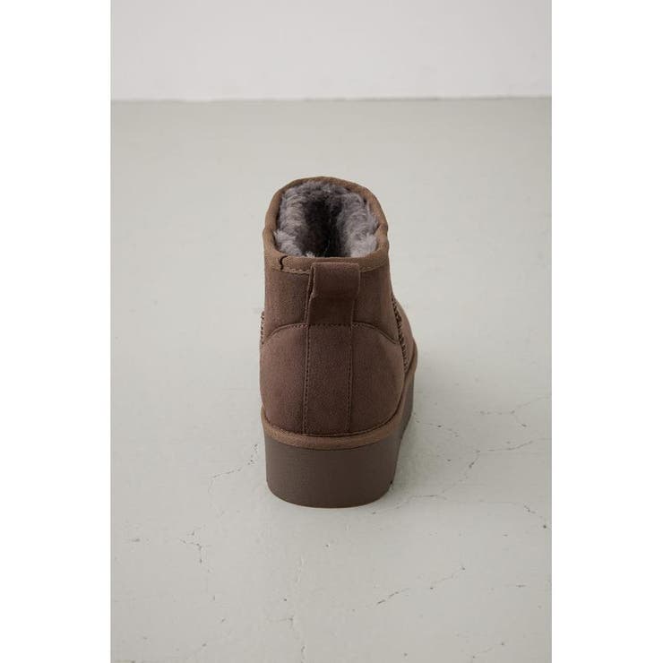 厚底ムートンショートブーツ | AZUL BY MOUSSY | 詳細画像21 