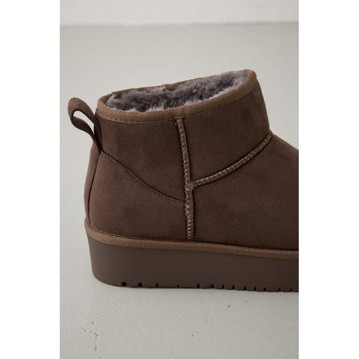 厚底ムートンショートブーツ | AZUL BY MOUSSY | 詳細画像22 